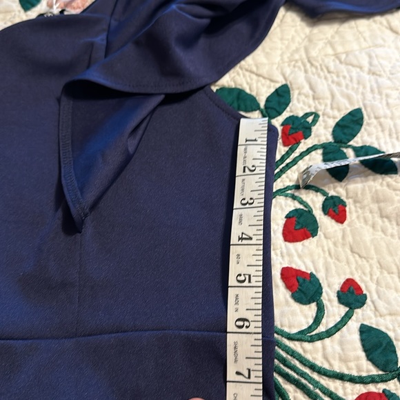 Grace Karin navy stretch dress size L nwt - Picture 10 of 13